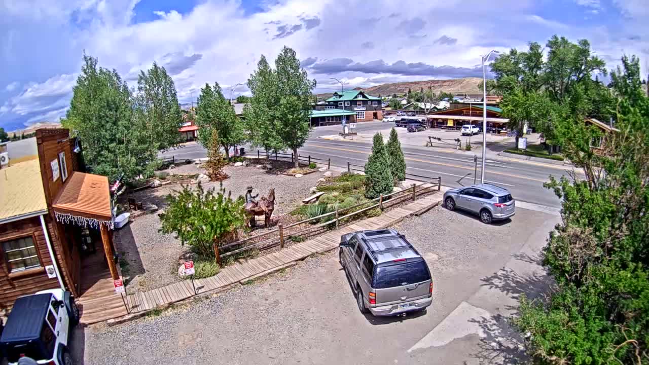 Dubois Village Downtown , U.S Highway 26 X North 1st Street X East Ram Horn Junction Live Cam - Dubois, Fremont, Wyoming, USA