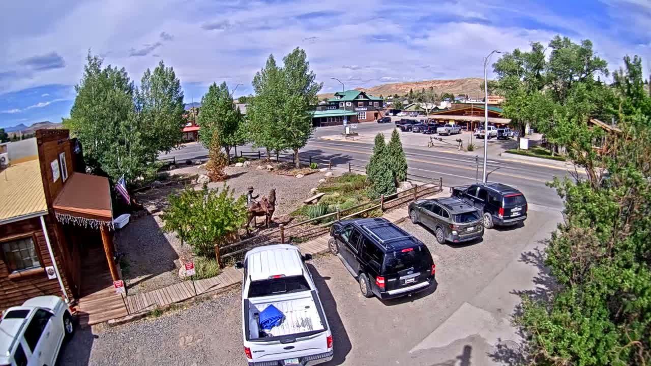 Dubois Village Downtown , U.S Highway 26 X North 1st Street X East Ram Horn Junction Live Cam - Dubois, Fremont, Wyoming, USA