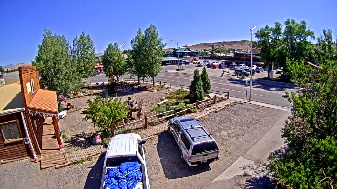 Dubois Village Downtown , U.S Highway 26 X North 1st Street X East Ram Horn Junction Live Cam - Dubois, Fremont, Wyoming, USA