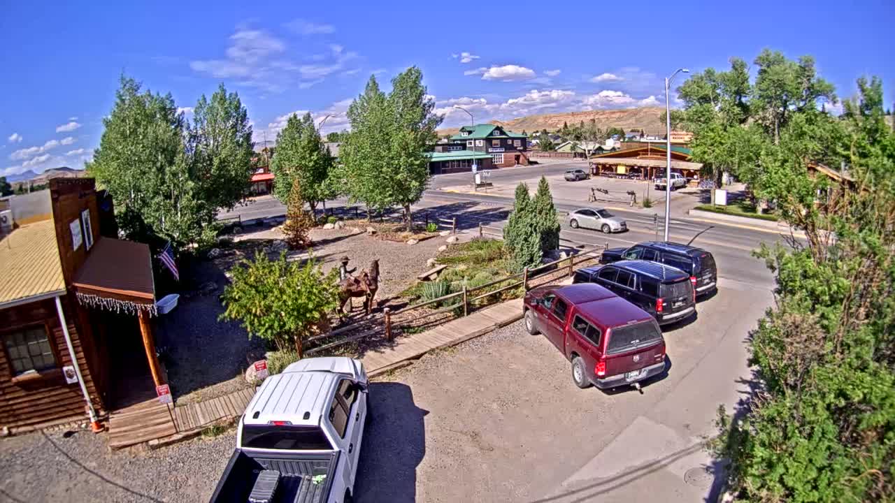 Dubois Village Downtown , U.S Highway 26 X North 1st Street X East Ram Horn Junction Live Cam - Dubois, Fremont, Wyoming, USA