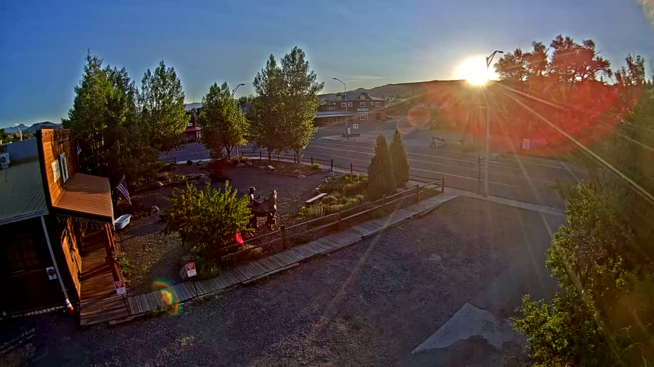 Dubois Village Downtown , U.S Highway 26 X North 1st Street X East Ram Horn Junction Live Cam - Dubois, Fremont, Wyoming, USA
