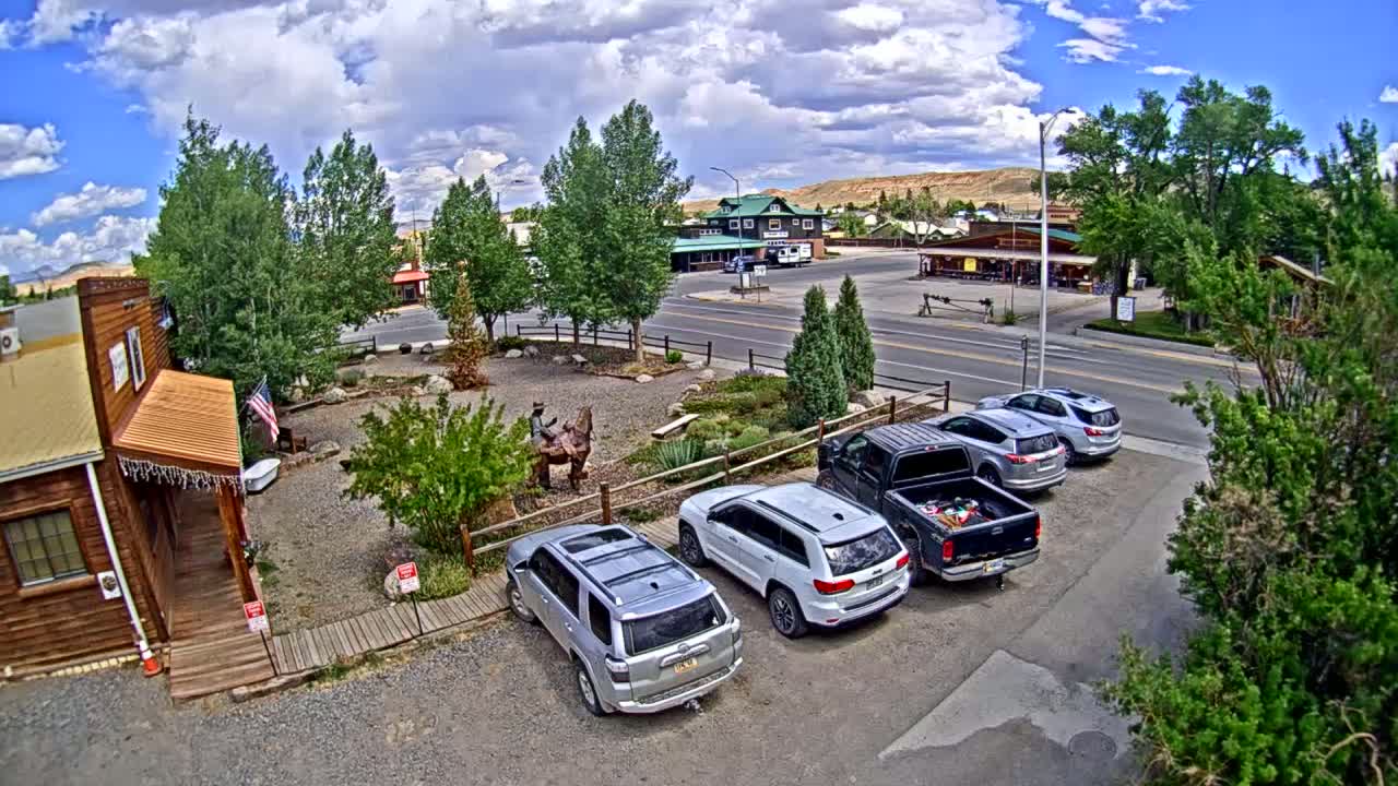 Dubois Village Downtown , U.S Highway 26 X North 1st Street X East Ram Horn Junction Live Cam - Dubois, Fremont, Wyoming, USA