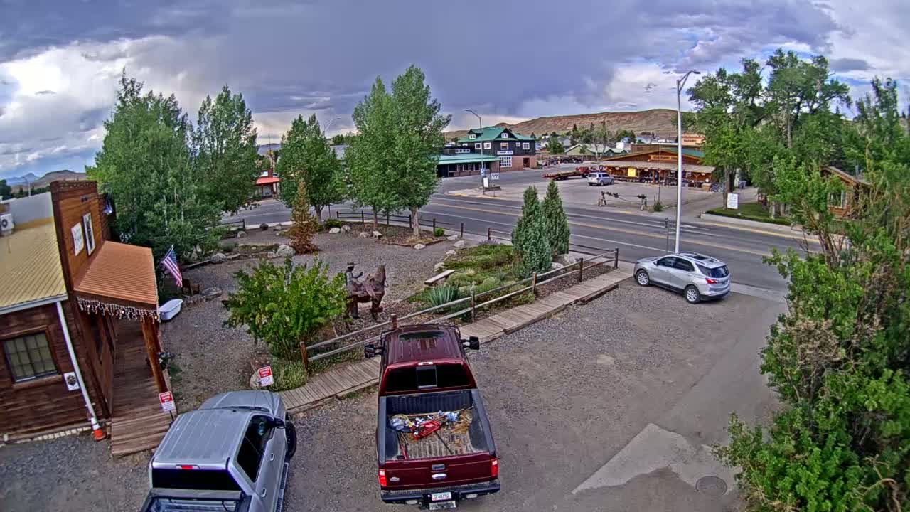Dubois Village Downtown , U.S Highway 26 X North 1st Street X East Ram Horn Junction Live Cam - Dubois, Fremont, Wyoming, USA