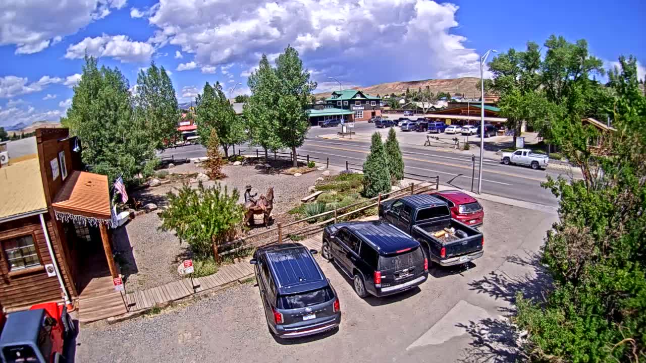 Dubois Village Downtown , U.S Highway 26 X North 1st Street X East Ram Horn Junction Live Cam - Dubois, Fremont, Wyoming, USA