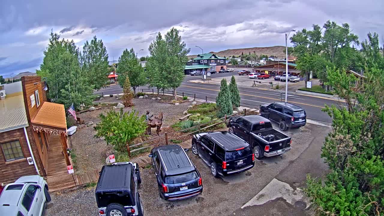 Dubois Village Downtown , U.S Highway 26 X North 1st Street X East Ram Horn Junction Live Cam - Dubois, Fremont, Wyoming, USA