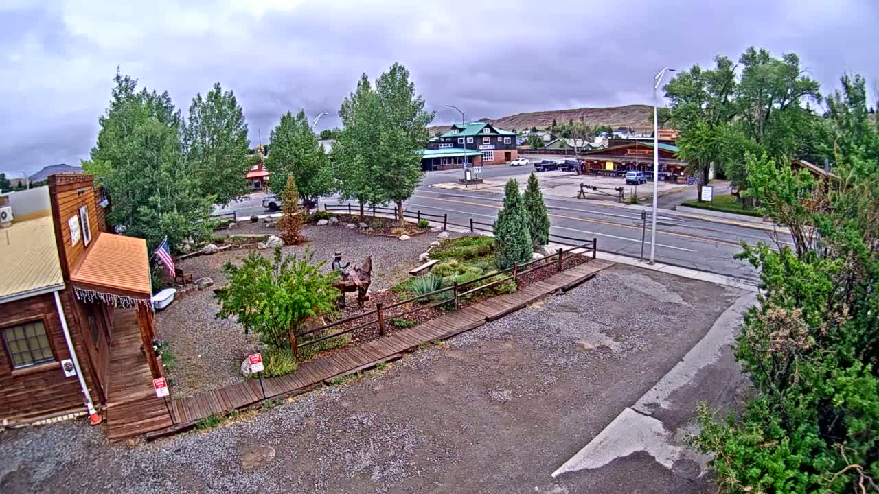 Dubois Village Downtown , U.S Highway 26 X North 1st Street X East Ram Horn Junction Live Cam - Dubois, Fremont, Wyoming, USA