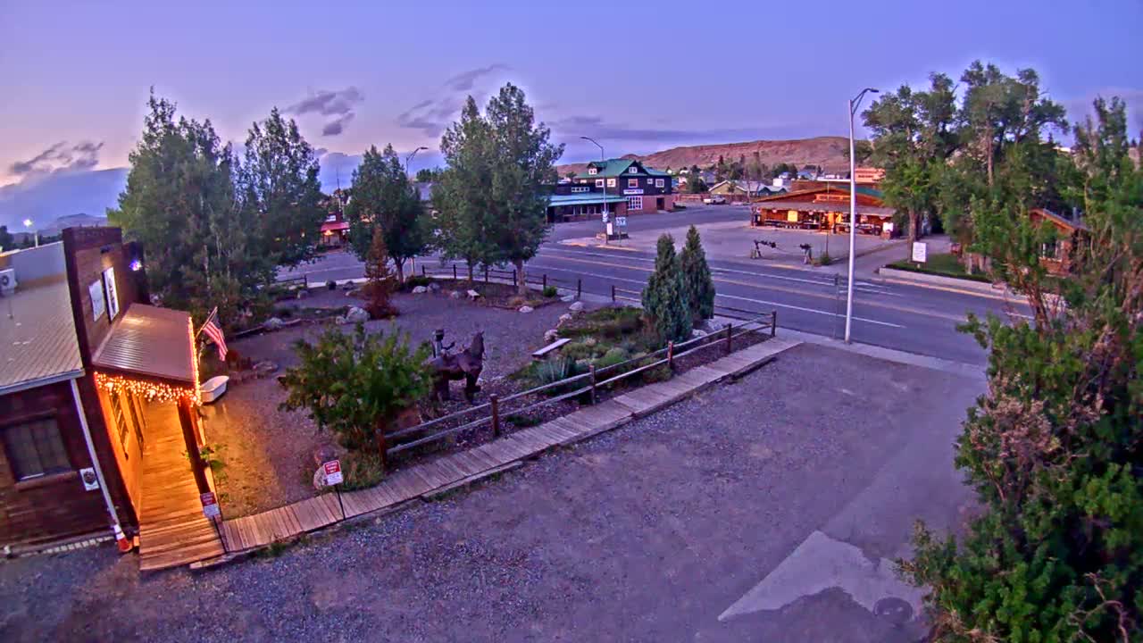 Dubois Village Downtown , U.S Highway 26 X North 1st Street X East Ram Horn Junction Live Cam - Dubois, Fremont, Wyoming, USA