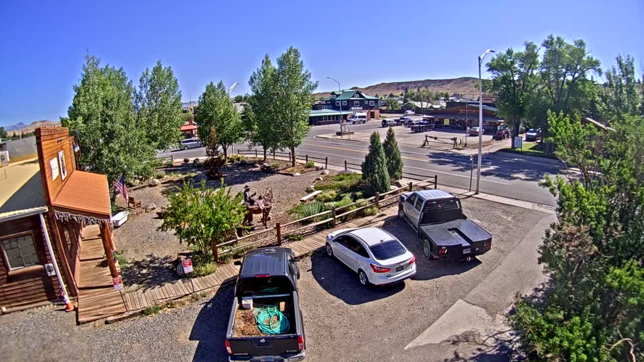 Dubois Village Downtown , U.S Highway 26 X North 1st Street X East Ram Horn Junction Live Cam - Dubois, Fremont, Wyoming, USA