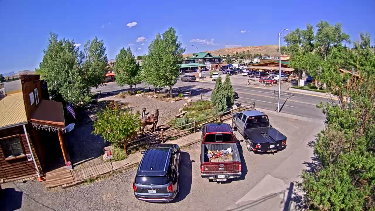 Dubois Village Downtown , U.S Highway 26 X North 1st Street X East Ram Horn Junction Live Cam - Dubois, Fremont, Wyoming, USA