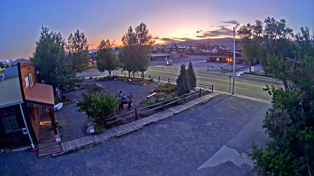 Dubois Village Downtown , U.S Highway 26 X North 1st Street X East Ram Horn Junction Live Cam - Dubois, Fremont, Wyoming, USA