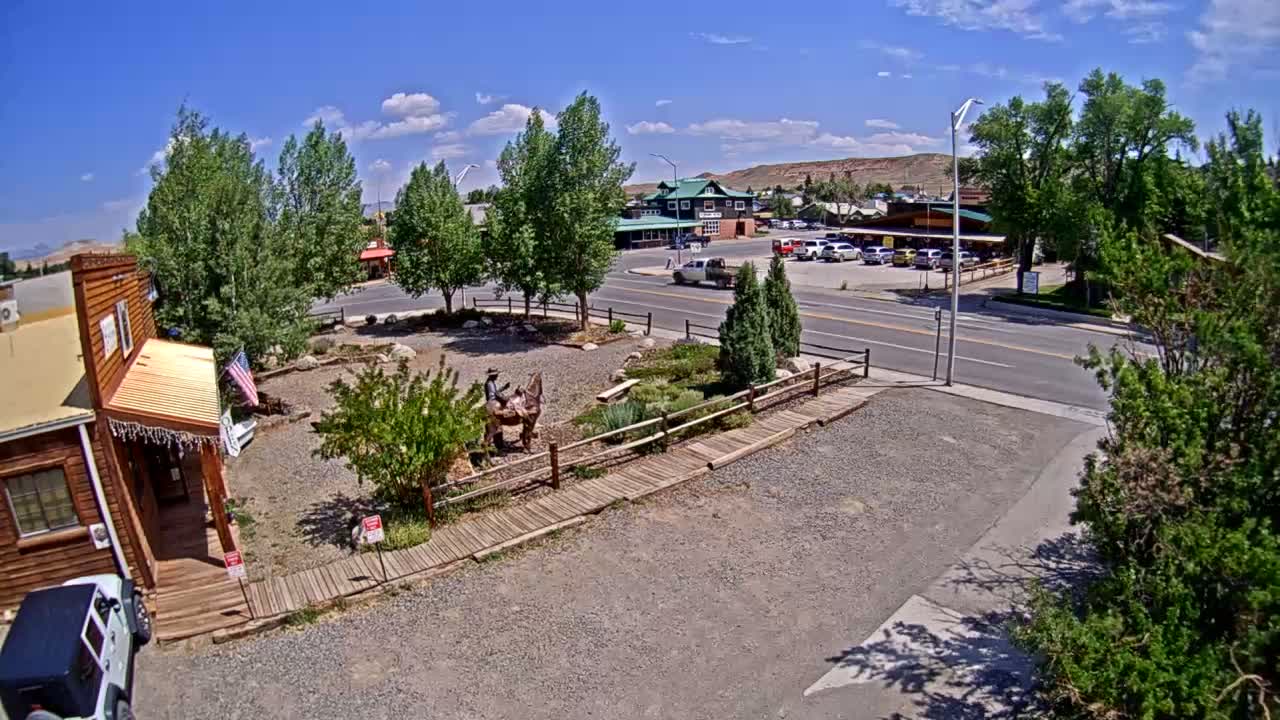 Dubois Village Downtown , U.S Highway 26 X North 1st Street X East Ram Horn Junction Live Cam - Dubois, Fremont, Wyoming, USA