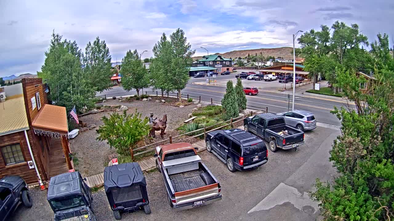Dubois Village Downtown , U.S Highway 26 X North 1st Street X East Ram Horn Junction Live Cam - Dubois, Fremont, Wyoming, USA
