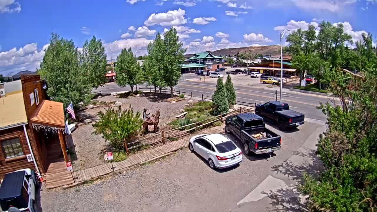 Dubois Village Downtown , U.S Highway 26 X North 1st Street X East Ram Horn Junction Live Cam - Dubois, Fremont, Wyoming, USA