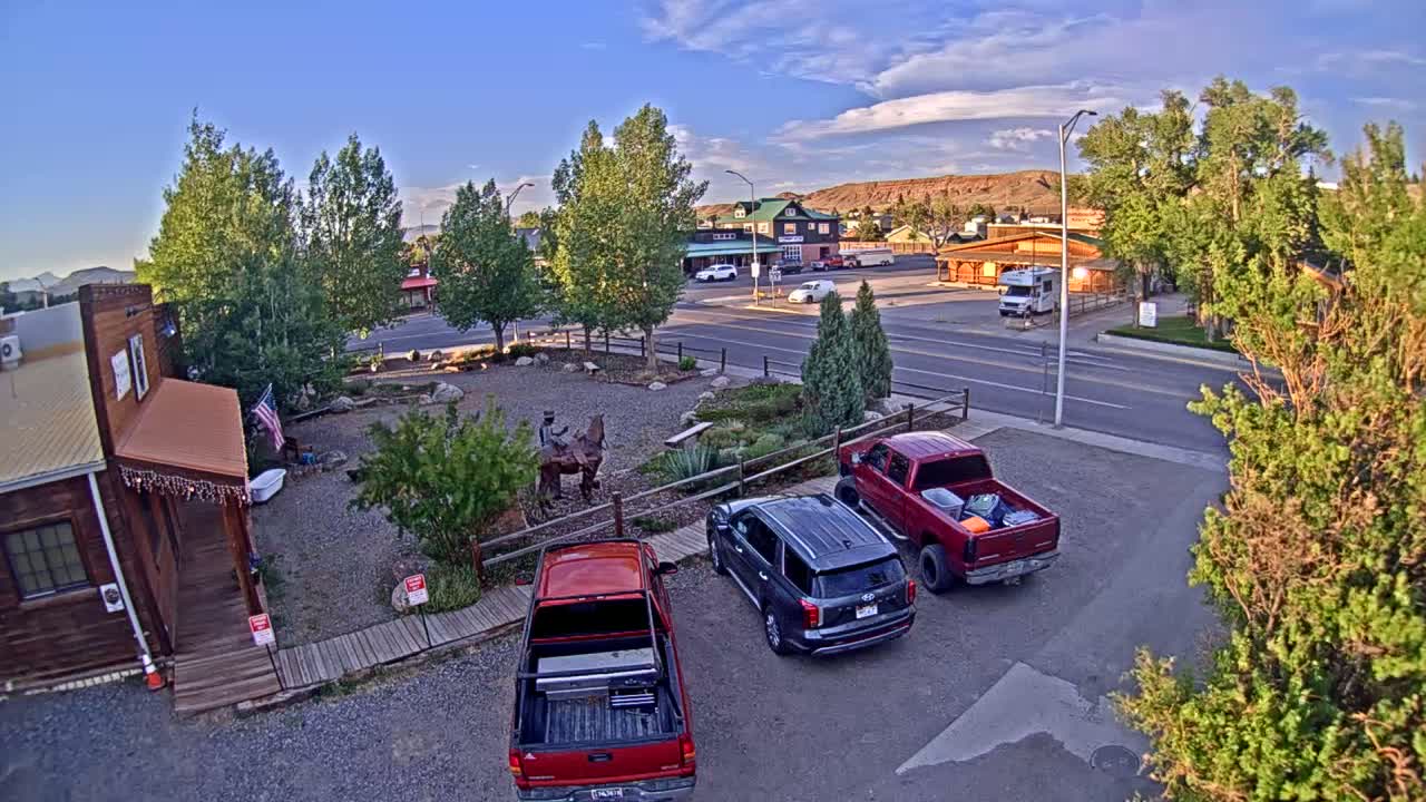 Dubois Village Downtown , U.S Highway 26 X North 1st Street X East Ram Horn Junction Live Cam - Dubois, Fremont, Wyoming, USA