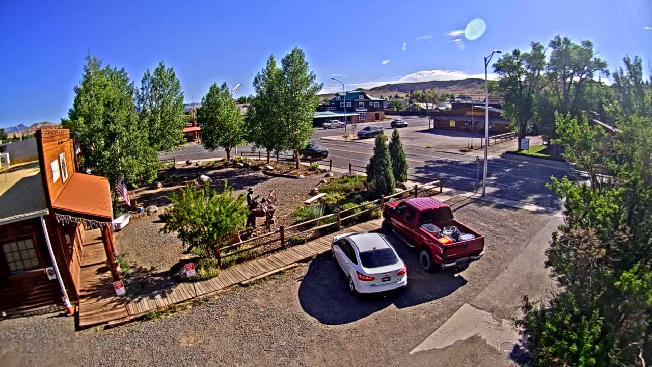 Dubois Village Downtown , U.S Highway 26 X North 1st Street X East Ram Horn Junction Live Cam - Dubois, Fremont, Wyoming, USA