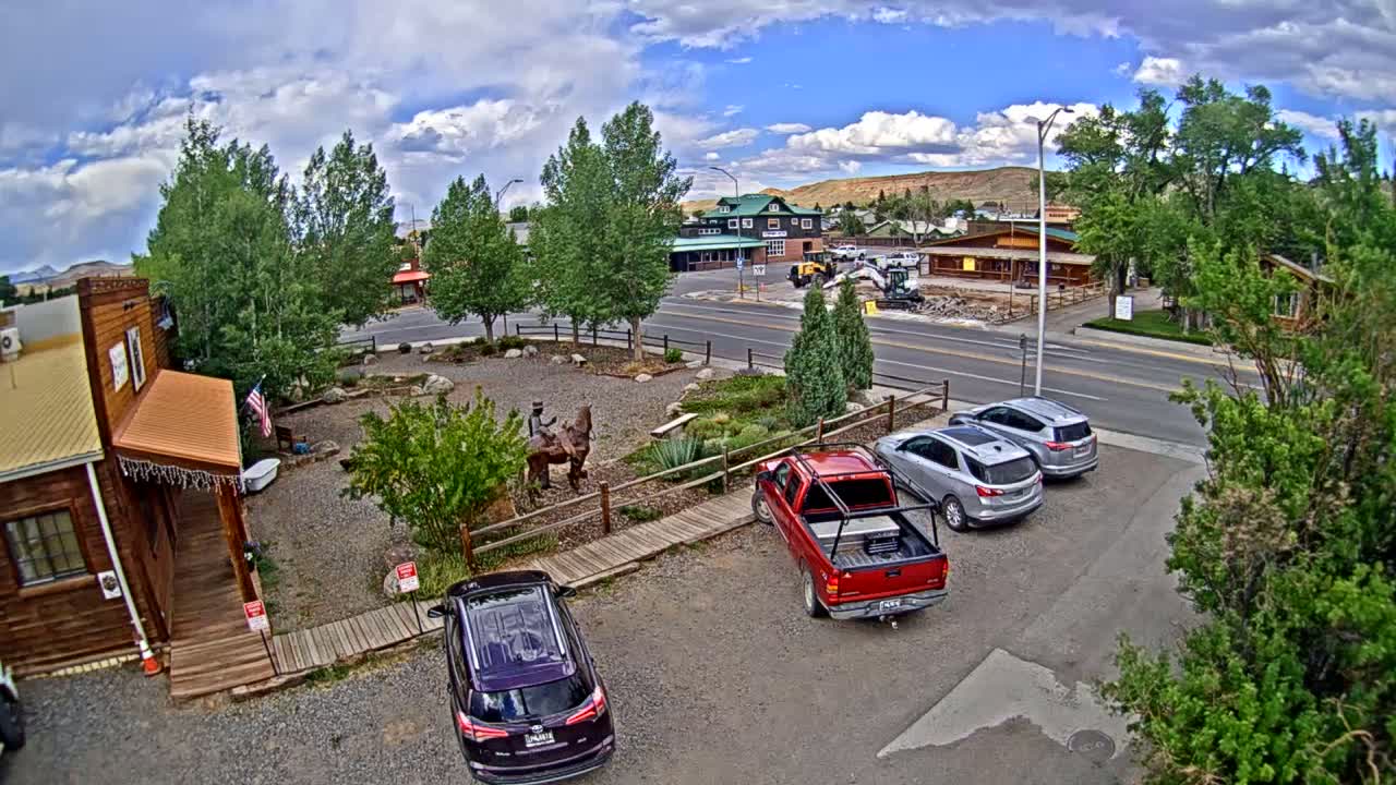 Dubois Village Downtown , U.S Highway 26 X North 1st Street X East Ram Horn Junction Live Cam - Dubois, Fremont, Wyoming, USA
