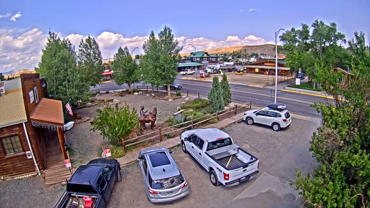 Dubois Village Downtown , U.S Highway 26 X North 1st Street X East Ram Horn Junction Live Cam - Dubois, Fremont, Wyoming, USA