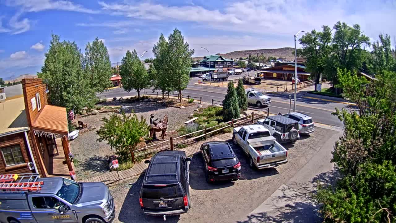 Dubois Village Downtown , U.S Highway 26 X North 1st Street X East Ram Horn Junction Live Cam - Dubois, Fremont, Wyoming, USA