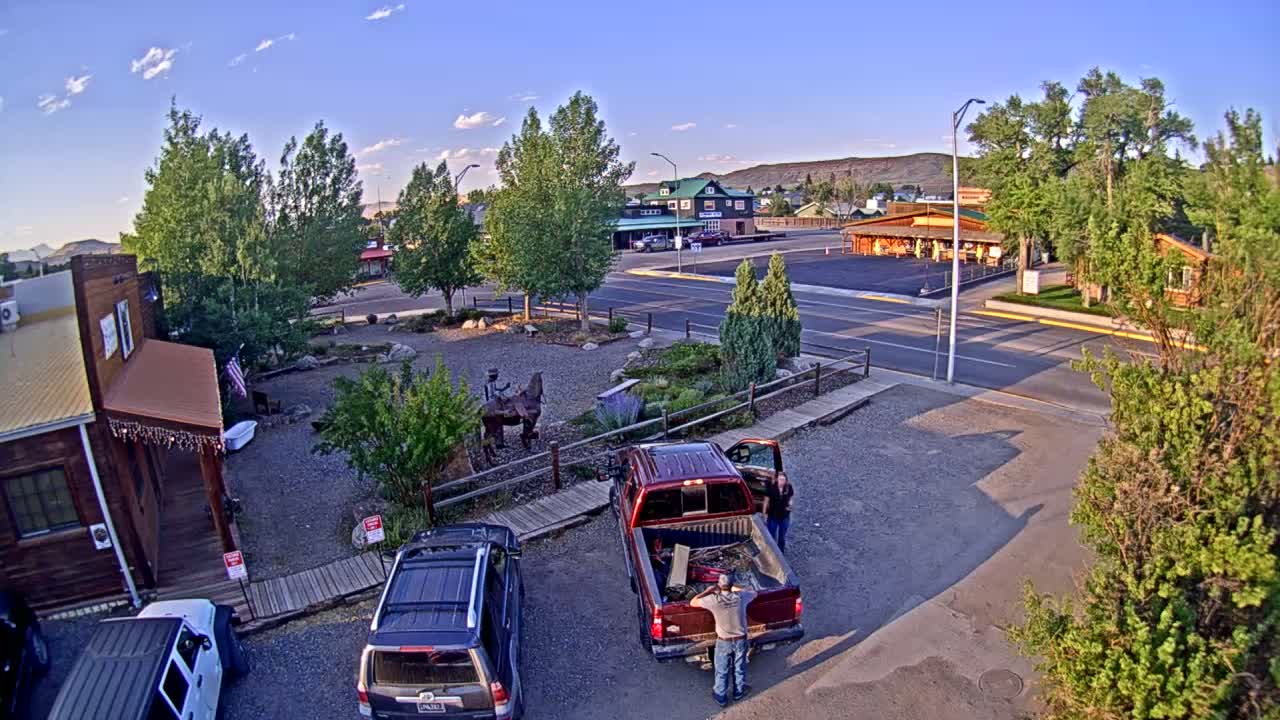 Dubois Village Downtown , U.S Highway 26 X North 1st Street X East Ram Horn Junction Live Cam - Dubois, Fremont, Wyoming, USA