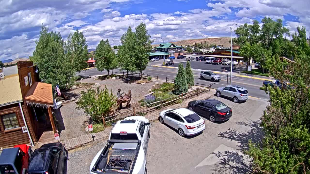 Dubois Village Downtown , U.S Highway 26 X North 1st Street X East Ram Horn Junction Live Cam - Dubois, Fremont, Wyoming, USA