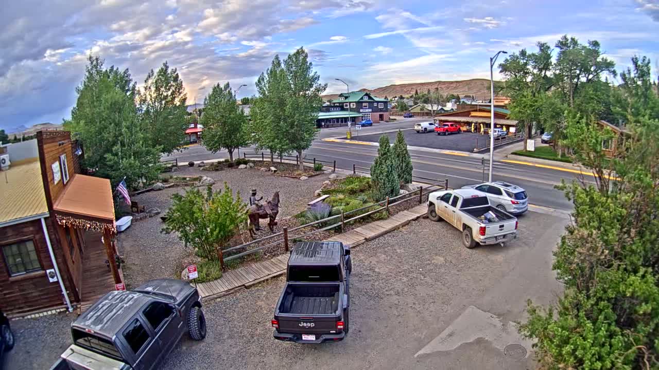 Dubois Village Downtown , U.S Highway 26 X North 1st Street X East Ram Horn Junction Live Cam - Dubois, Fremont, Wyoming, USA