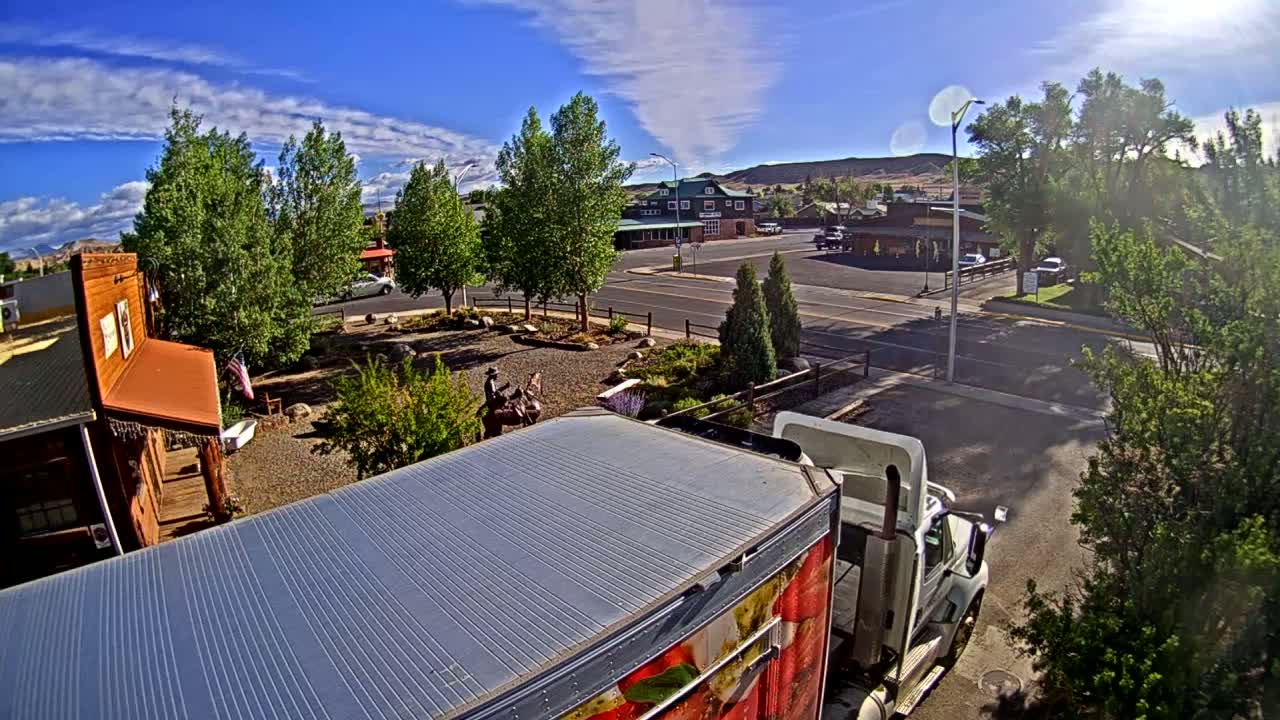 Dubois Village Downtown , U.S Highway 26 X North 1st Street X East Ram Horn Junction Live Cam - Dubois, Fremont, Wyoming, USA