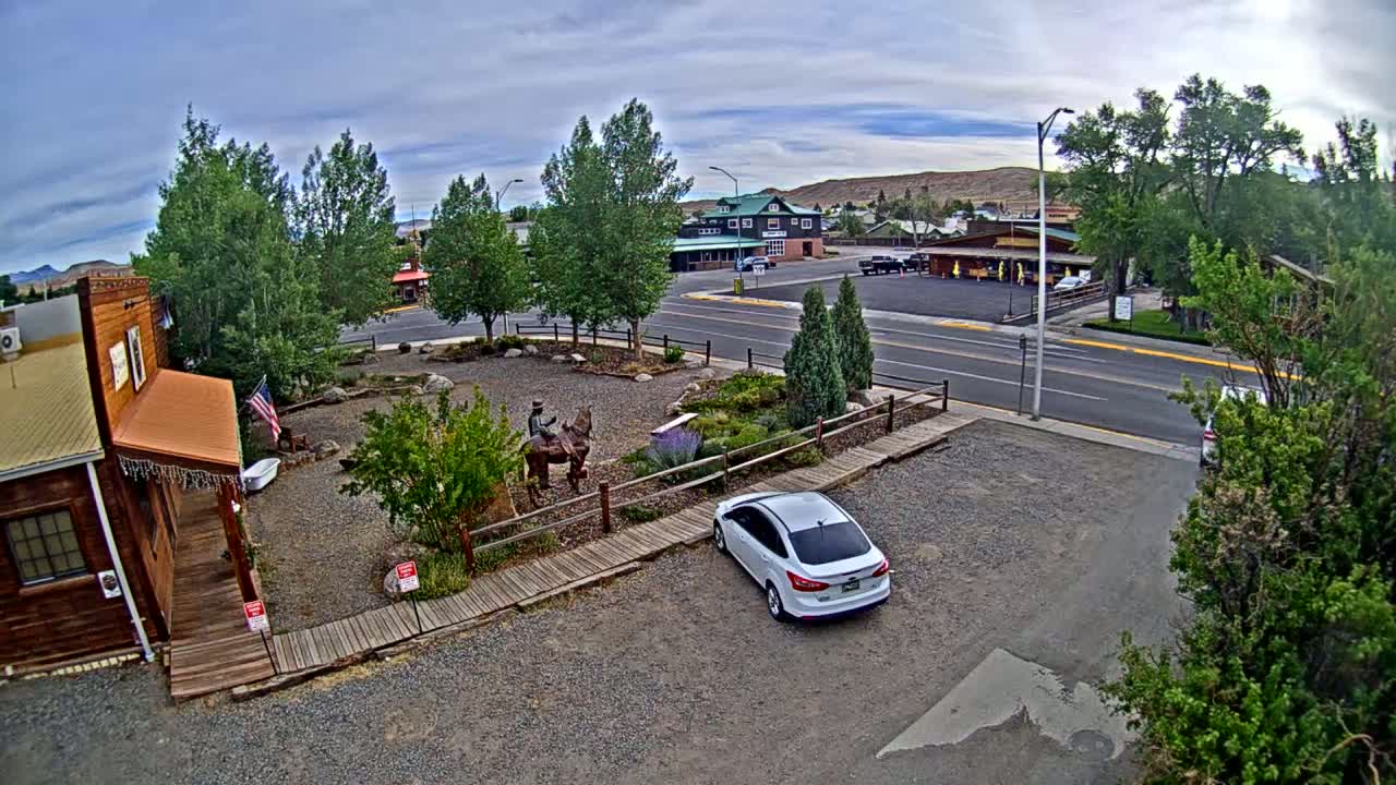 Dubois Village Downtown , U.S Highway 26 X North 1st Street X East Ram Horn Junction Live Cam - Dubois, Fremont, Wyoming, USA