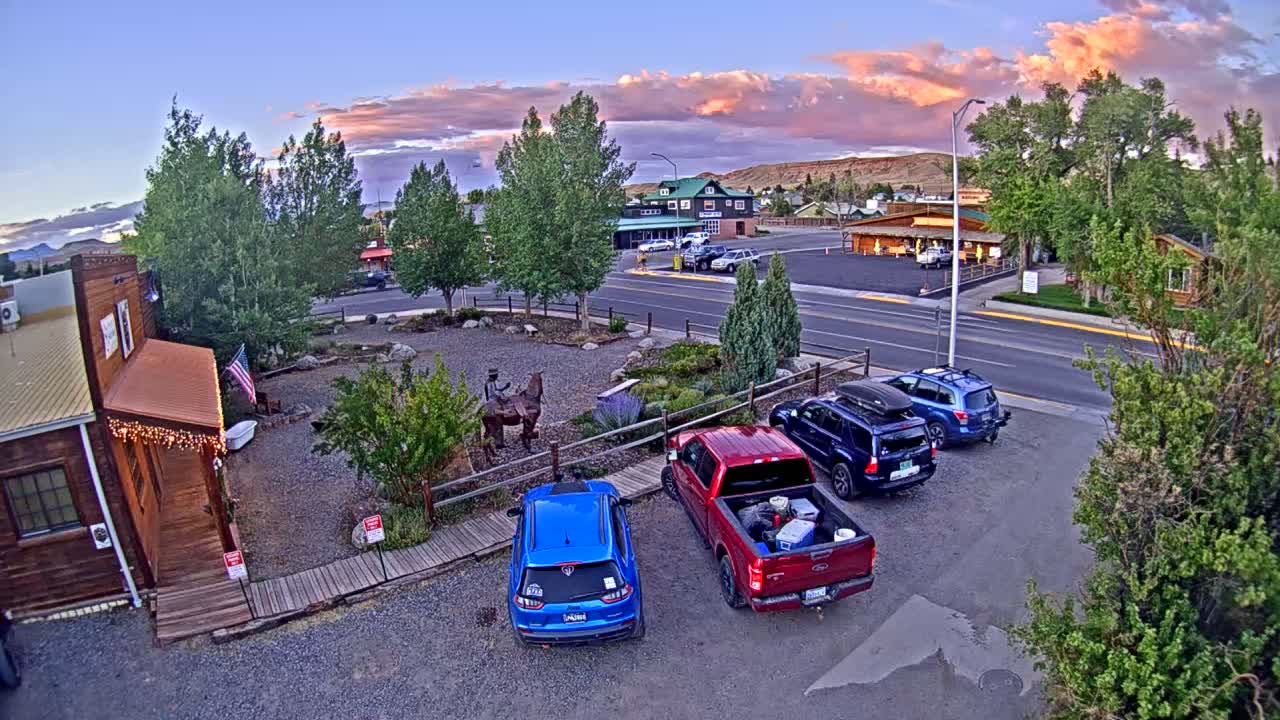 Dubois Village Downtown , U.S Highway 26 X North 1st Street X East Ram Horn Junction Live Cam - Dubois, Fremont, Wyoming, USA