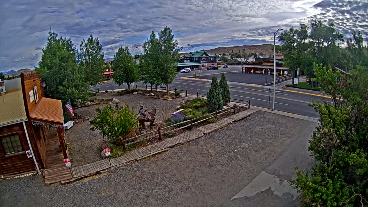 Dubois Village Downtown , U.S Highway 26 X North 1st Street X East Ram Horn Junction Live Cam - Dubois, Fremont, Wyoming, USA