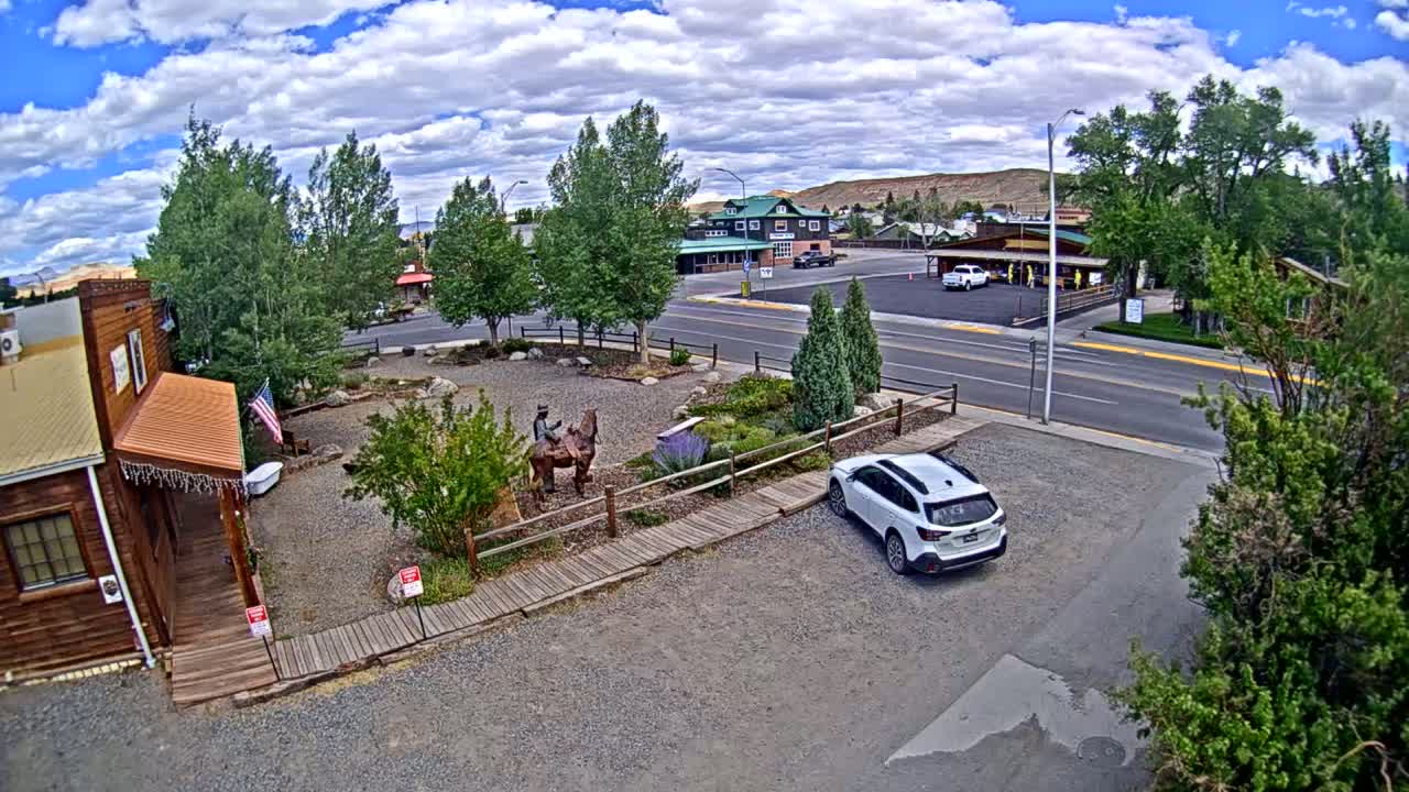 Dubois Village Downtown , U.S Highway 26 X North 1st Street X East Ram Horn Junction Live Cam - Dubois, Fremont, Wyoming, USA