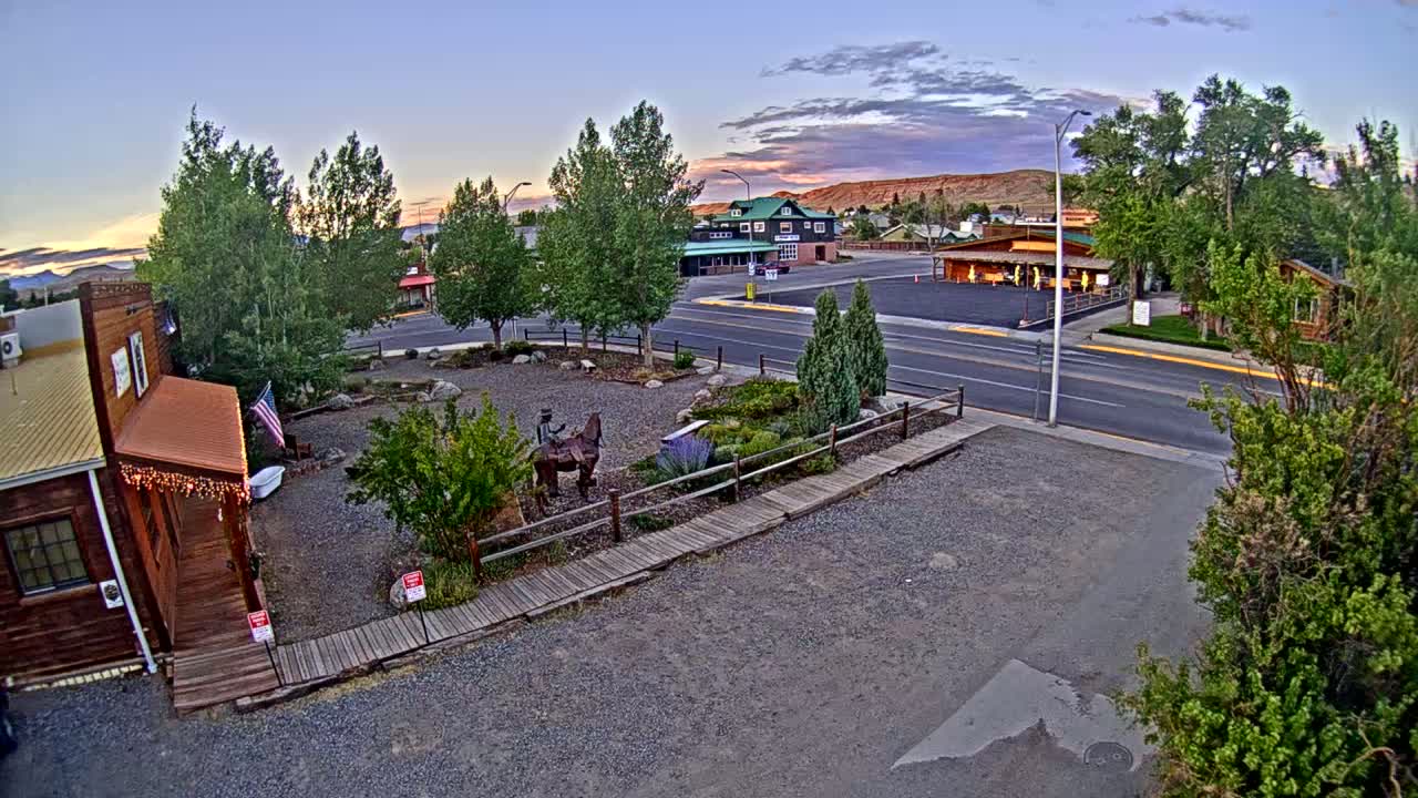 Dubois Village Downtown , U.S Highway 26 X North 1st Street X East Ram Horn Junction Live Cam - Dubois, Fremont, Wyoming, USA