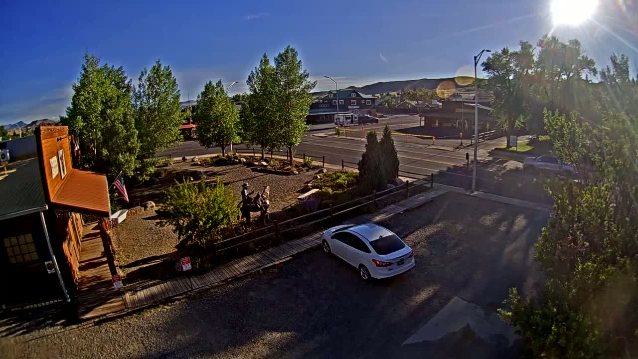 Dubois Village Downtown , U.S Highway 26 X North 1st Street X East Ram Horn Junction Live Cam - Dubois, Fremont, Wyoming, USA