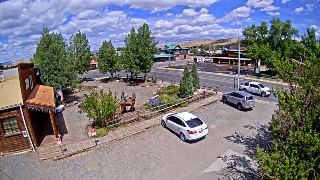 Dubois Village Downtown , U.S Highway 26 X North 1st Street X East Ram Horn Junction Live Cam - Dubois, Fremont, Wyoming, USA