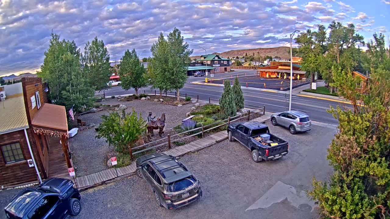 Dubois Village Downtown , U.S Highway 26 X North 1st Street X East Ram Horn Junction Live Cam - Dubois, Fremont, Wyoming, USA