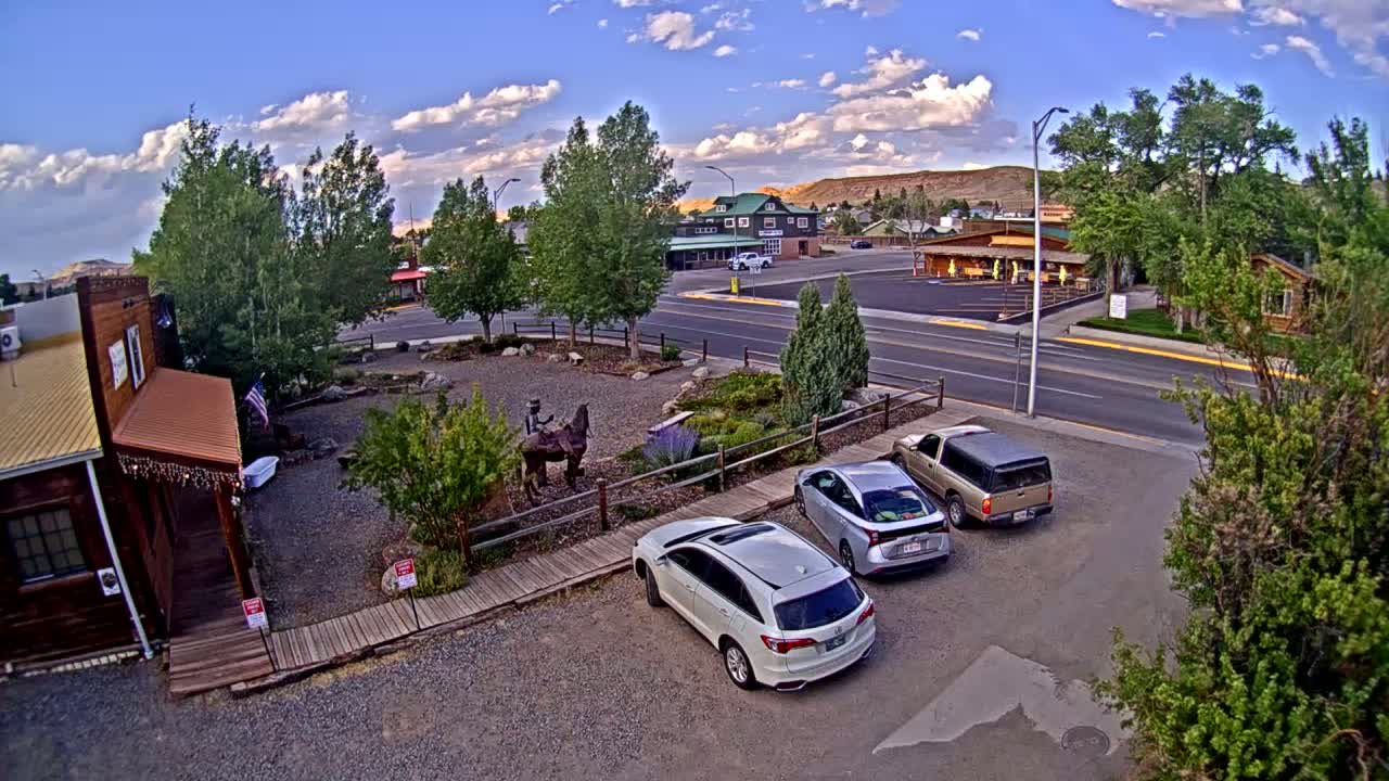 Dubois Village Downtown , U.S Highway 26 X North 1st Street X East Ram Horn Junction Live Cam - Dubois, Fremont, Wyoming, USA