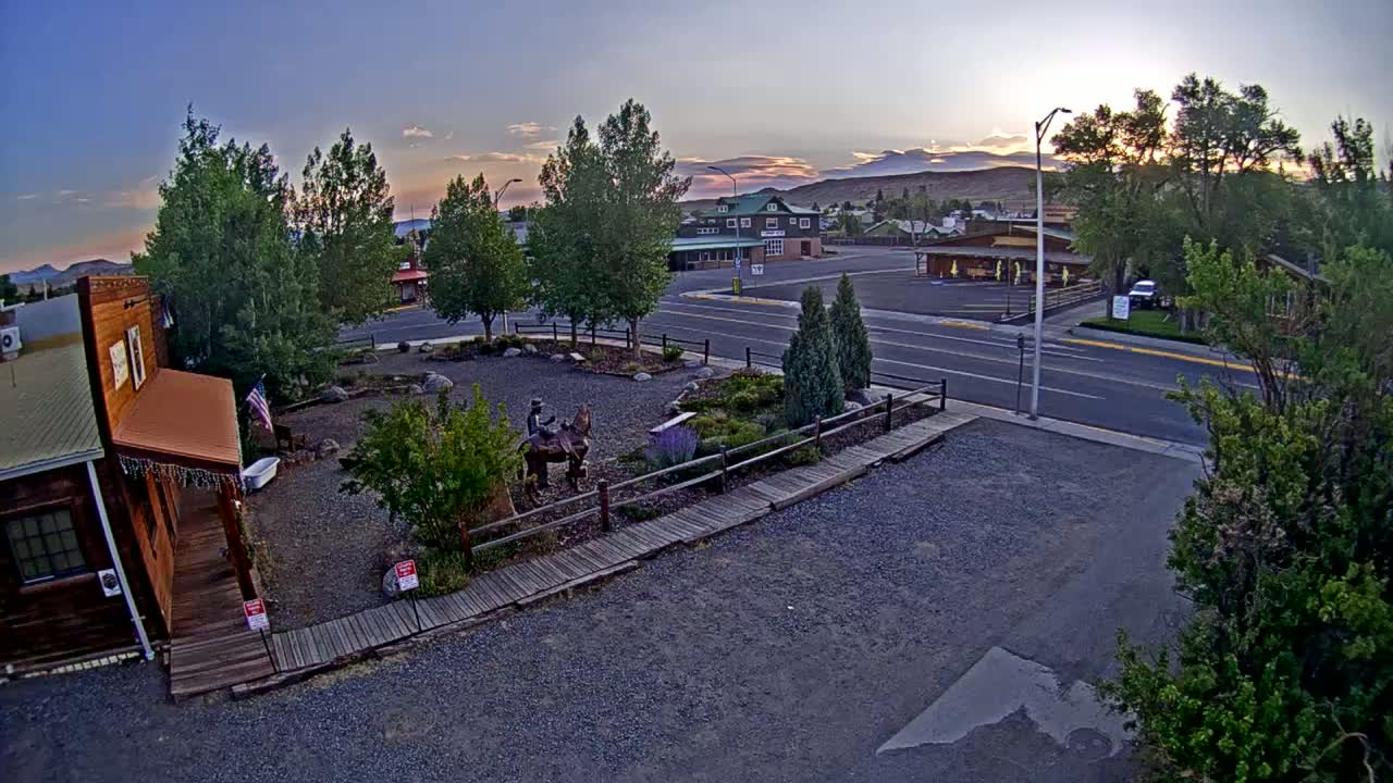 Dubois Village Downtown , U.S Highway 26 X North 1st Street X East Ram Horn Junction Live Cam - Dubois, Fremont, Wyoming, USA