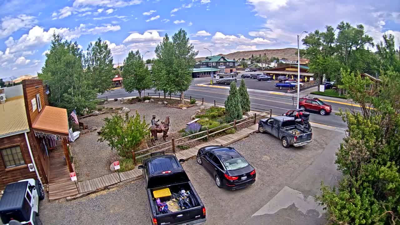 Dubois Village Downtown , U.S Highway 26 X North 1st Street X East Ram Horn Junction Live Cam - Dubois, Fremont, Wyoming, USA