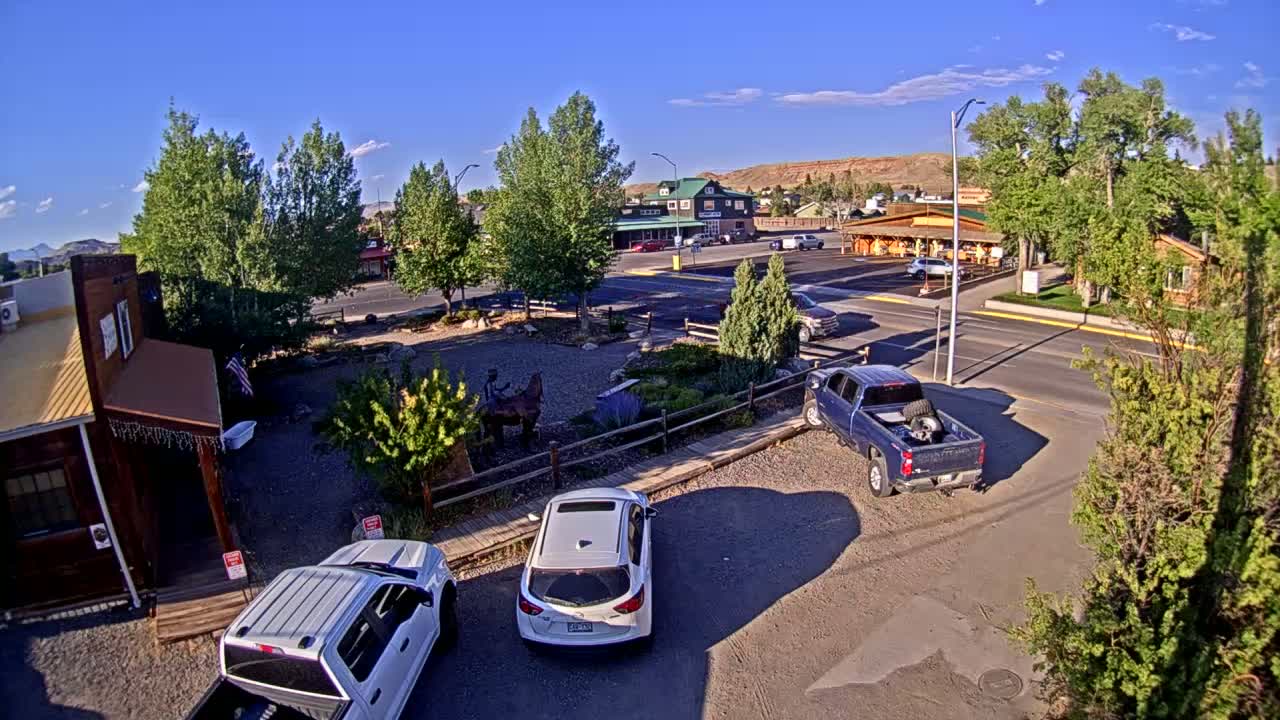 Dubois Village Downtown , U.S Highway 26 X North 1st Street X East Ram Horn Junction Live Cam - Dubois, Fremont, Wyoming, USA