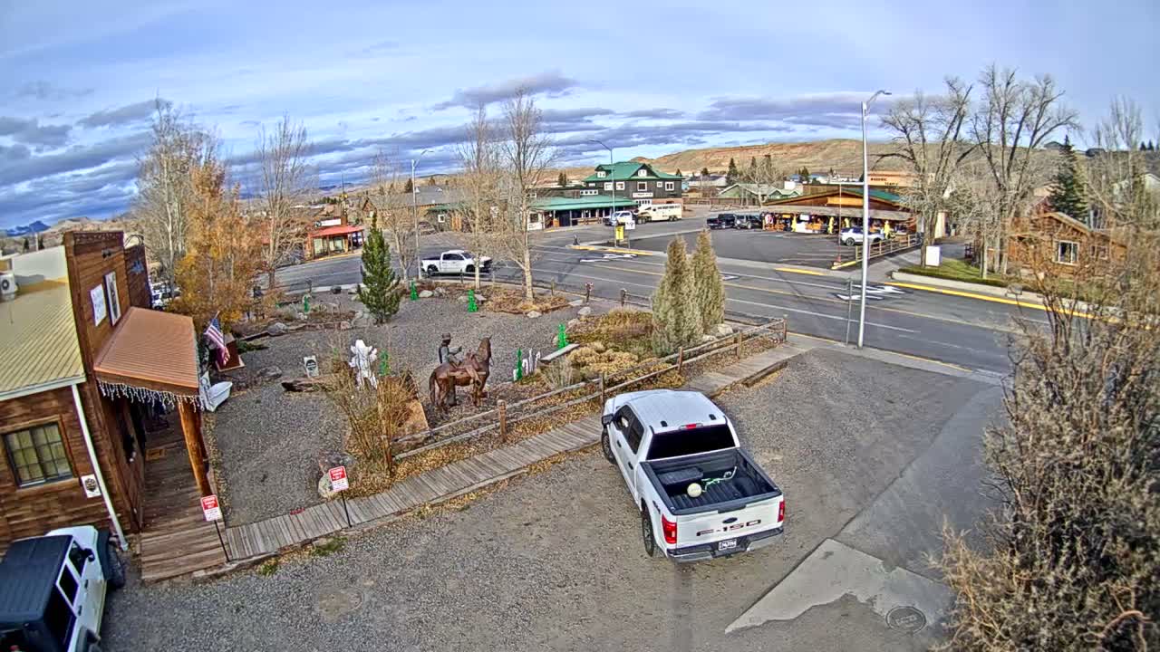 Dubois Village Downtown , U.S Highway 26 X North 1st Street X East Ram Horn Junction Live Cam - Dubois, Fremont, Wyoming, USA
