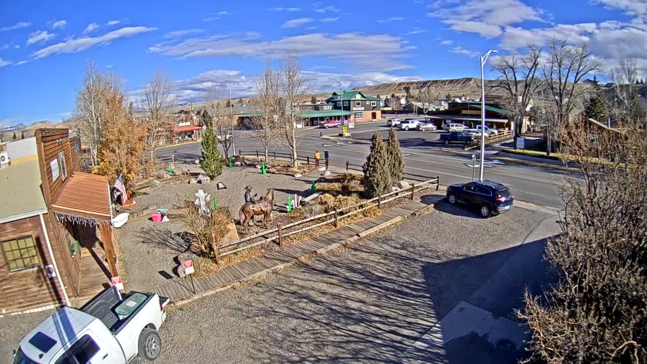 Dubois Village Downtown , U.S Highway 26 X North 1st Street X East Ram Horn Junction Live Cam - Dubois, Fremont, Wyoming, USA