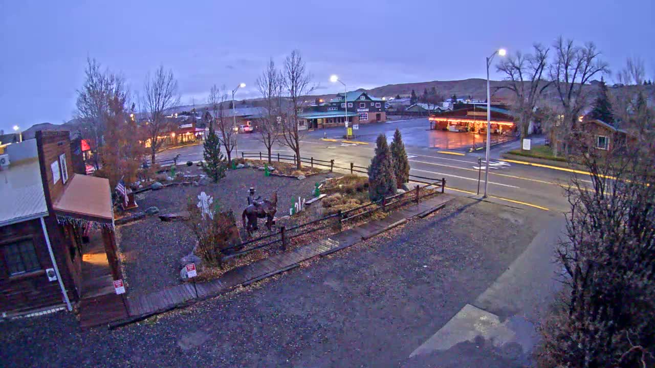 Dubois Village Downtown , U.S Highway 26 X North 1st Street X East Ram Horn Junction Live Cam - Dubois, Fremont, Wyoming, USA