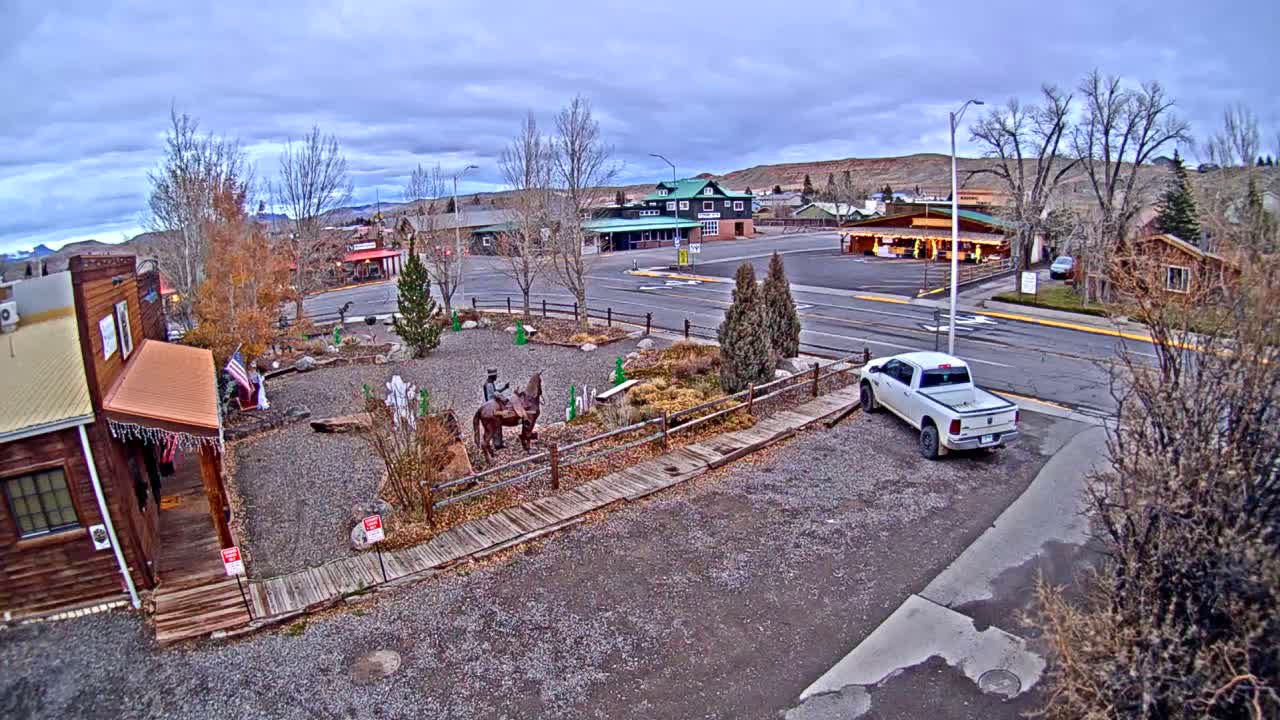 Dubois Village Downtown , U.S Highway 26 X North 1st Street X East Ram Horn Junction Live Cam - Dubois, Fremont, Wyoming, USA