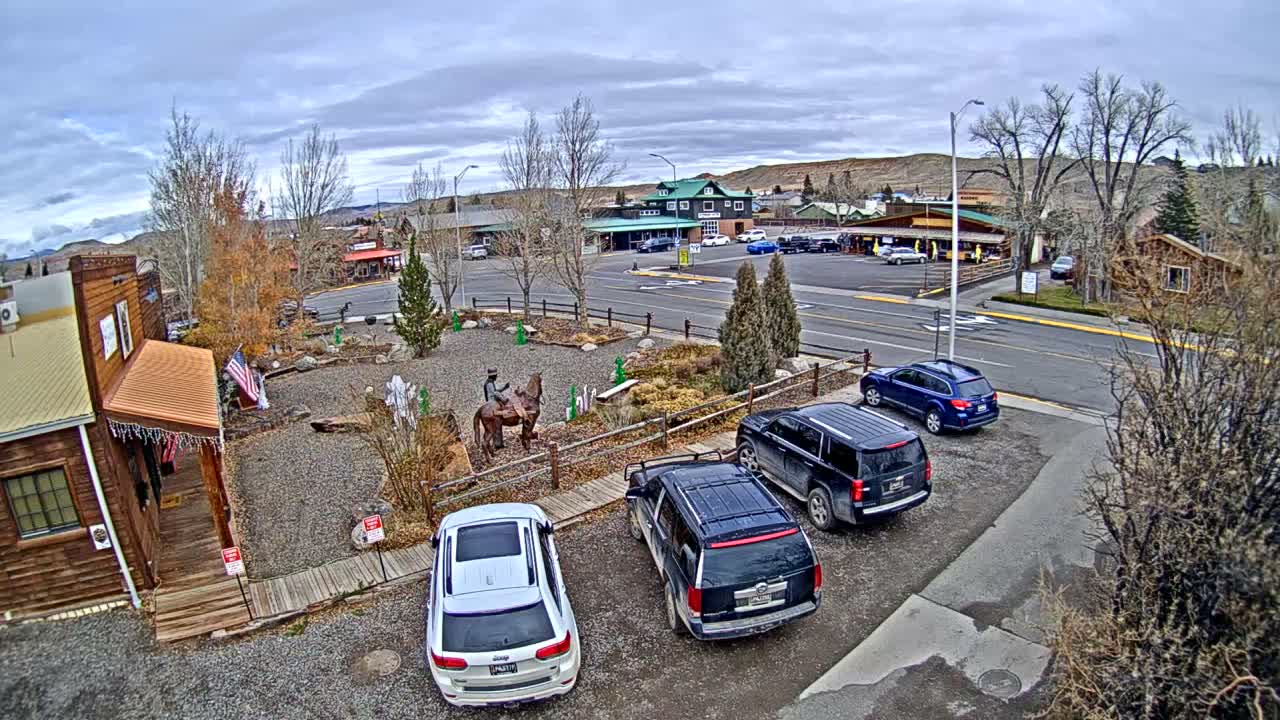 Dubois Village Downtown , U.S Highway 26 X North 1st Street X East Ram Horn Junction Live Cam - Dubois, Fremont, Wyoming, USA