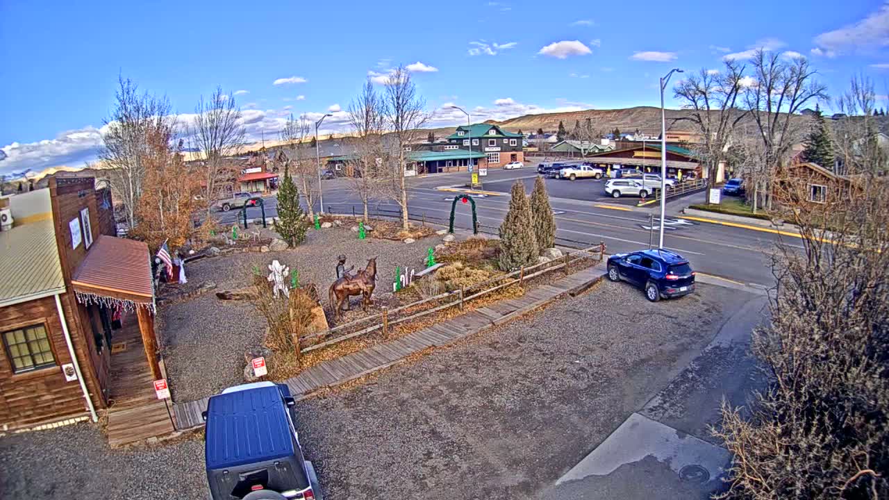 Dubois Village Downtown , U.S Highway 26 X North 1st Street X East Ram Horn Junction Live Cam - Dubois, Fremont, Wyoming, USA