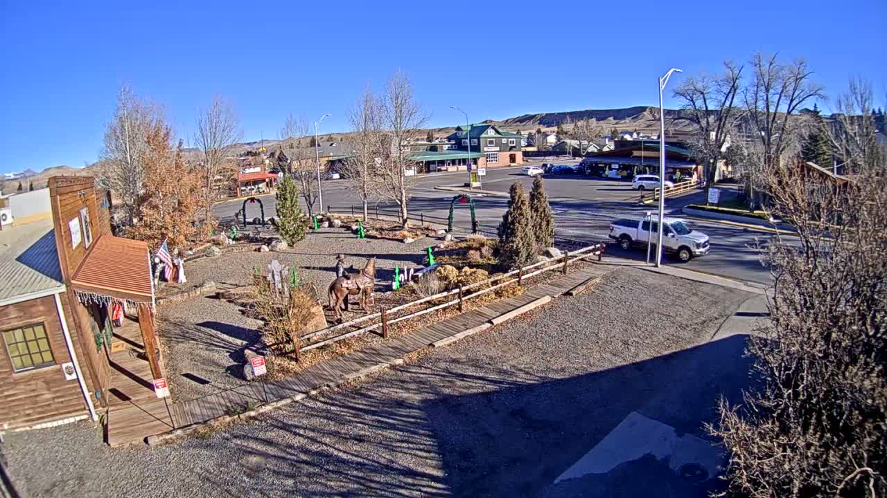 Dubois Village Downtown , U.S Highway 26 X North 1st Street X East Ram Horn Junction Live Cam - Dubois, Fremont, Wyoming, USA