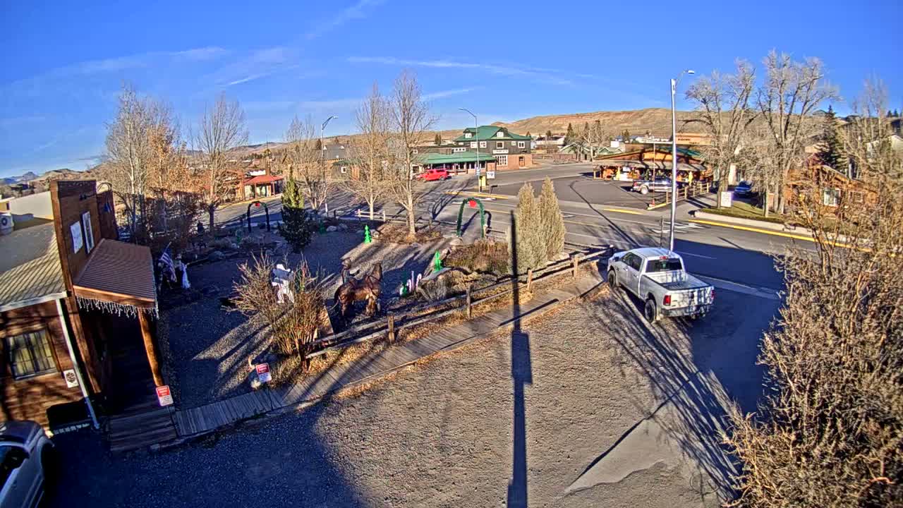 Dubois Village Downtown , U.S Highway 26 X North 1st Street X East Ram Horn Junction Live Cam - Dubois, Fremont, Wyoming, USA