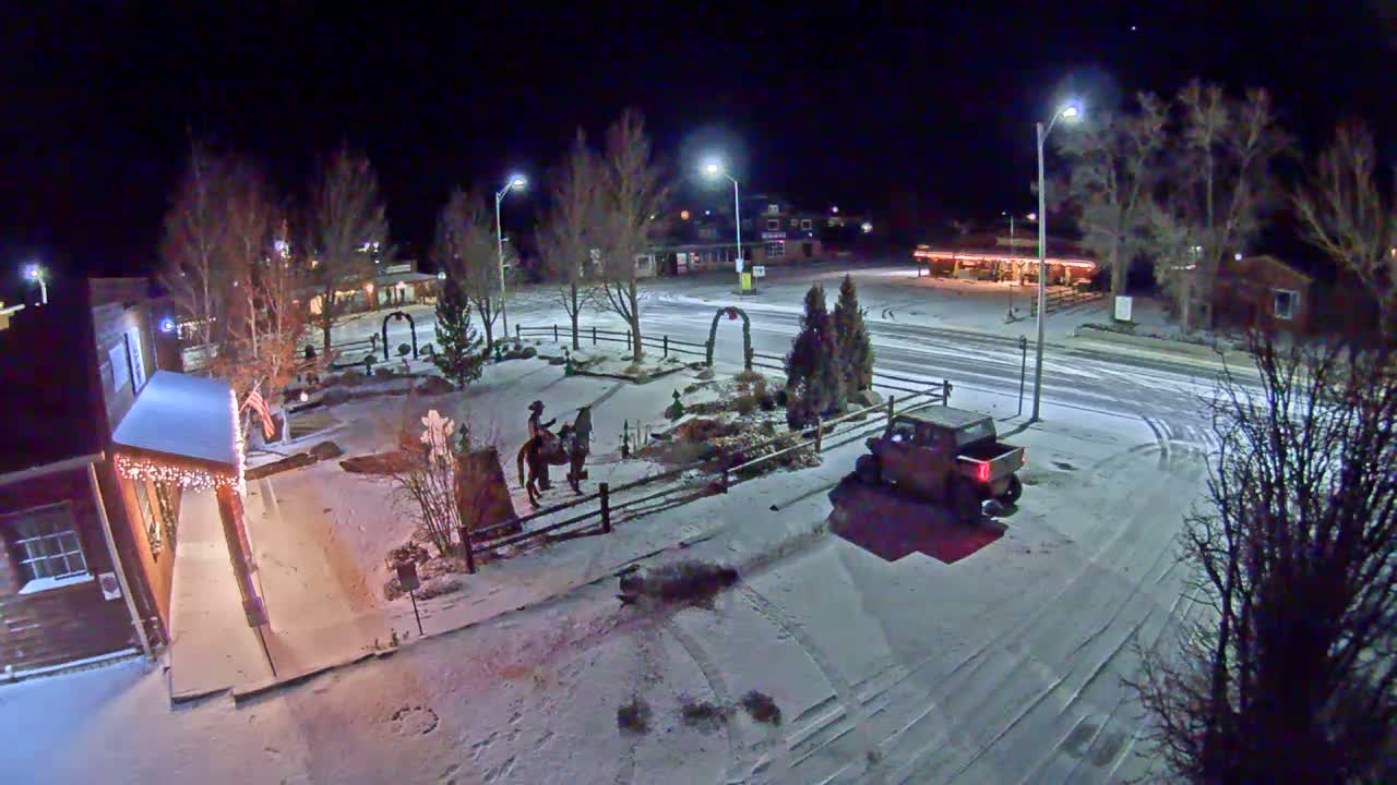 Dubois Village Downtown , U.S Highway 26 X North 1st Street X East Ram Horn Junction Live Cam - Dubois, Fremont, Wyoming, USA