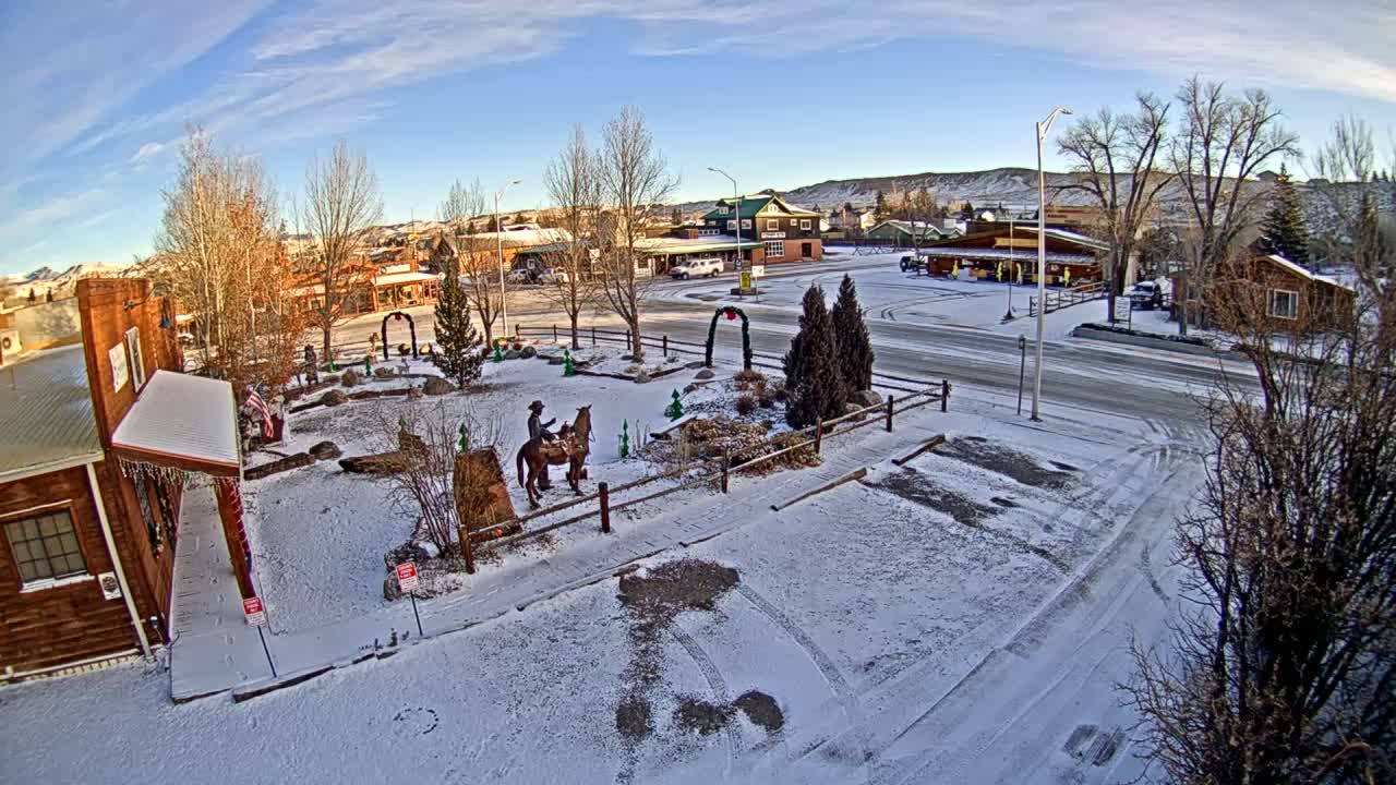 Dubois Village Downtown , U.S Highway 26 X North 1st Street X East Ram Horn Junction Live Cam - Dubois, Fremont, Wyoming, USA