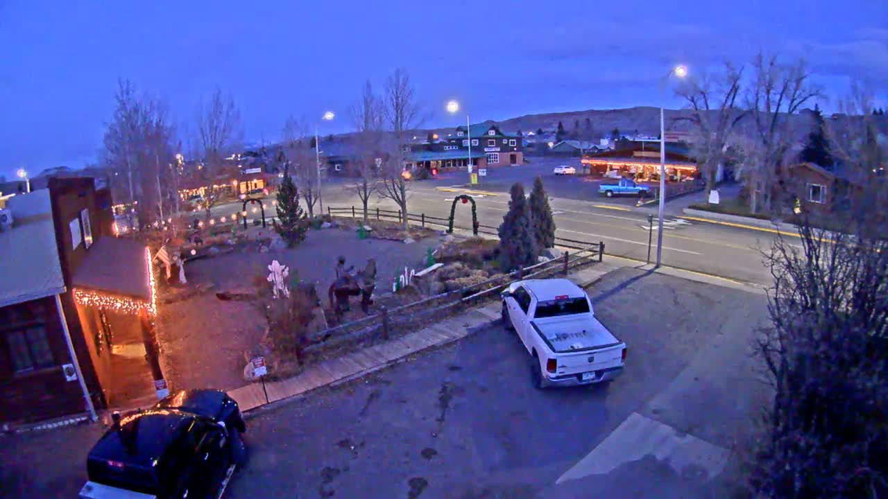 Dubois Village Downtown , U.S Highway 26 X North 1st Street X East Ram Horn Junction Live Cam - Dubois, Fremont, Wyoming, USA