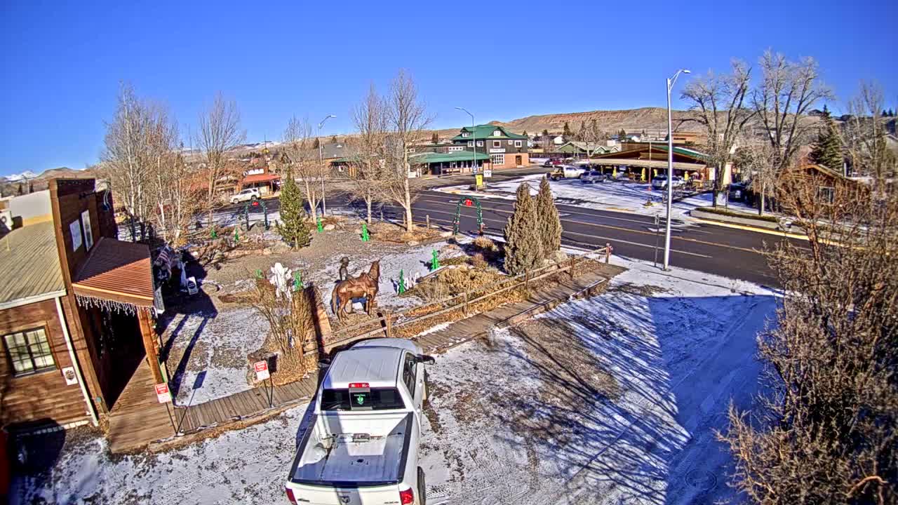 Dubois Village Downtown , U.S Highway 26 X North 1st Street X East Ram Horn Junction Live Cam - Dubois, Fremont, Wyoming, USA